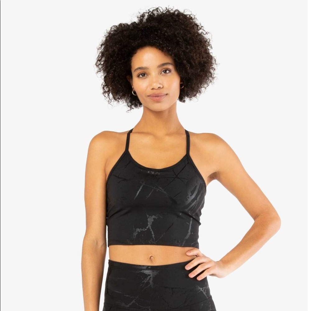 Beyond Yoga Lost Your Marbles Cropped Tank